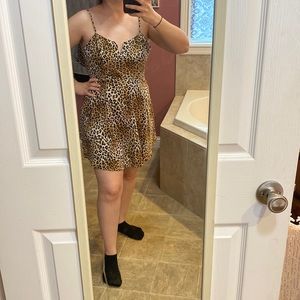 Cheetah mini dress
